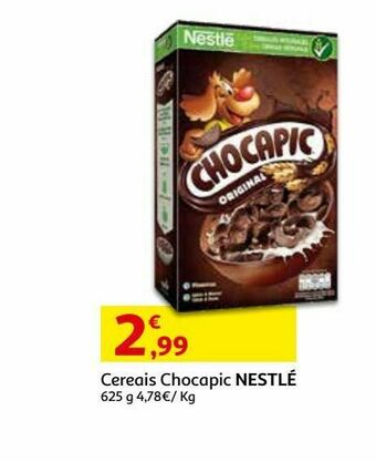 Auchan Cereais nestlé:chocapic 625 g promoção
