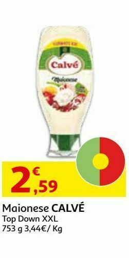 Maionese calvé:top down xxl 753 g