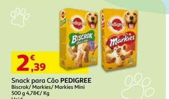 Snack cão markies pedigree