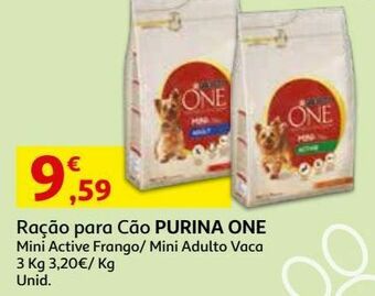 Auchan Ração cão purina one promoção