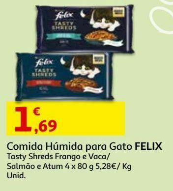 Auchan Comida húm gato felix promoção