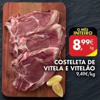 Pingo Doce Costeleta de Vitela e Vitelão promoção