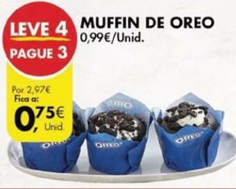 Pingo Doce Muffin de Oreo promoção