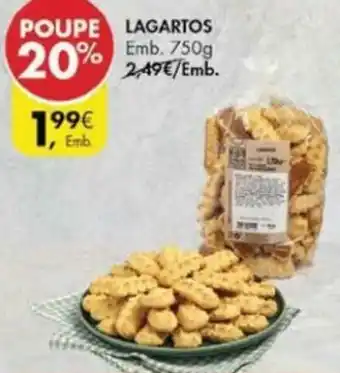Lagartos 750g