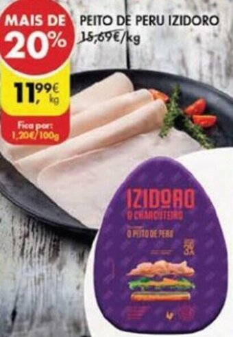 Pingo Doce Peito de Peru Izidoro promoção