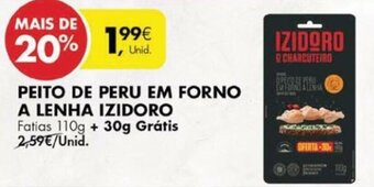 Peito de Peru em Forno a Lenha Izidoro 110g