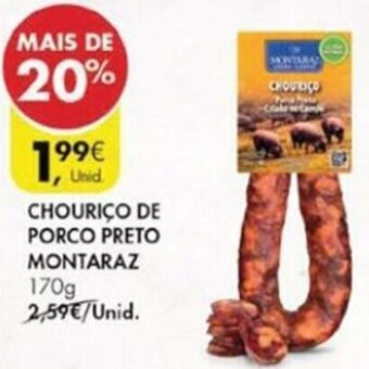 Chouriço de Porco Preto Montaraz 170g