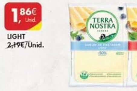 Pingo Doce Queijo Flamengo Terra Nostra Light 200g promoção