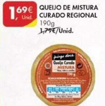 Queijo de Mistura Curado Regional 190g