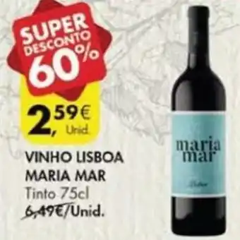 Pingo Doce Vinho Lisboa Maria Mar 75cl promoção