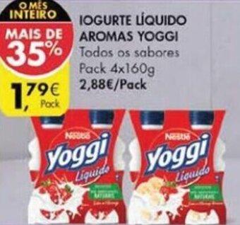 Iogurte Líquido Aromas Yoggi 4x160g