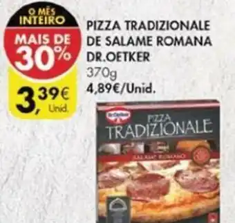 Pingo Doce Pizza Tradizionale de Salame Romana Dr.Oetker 370g promoção
