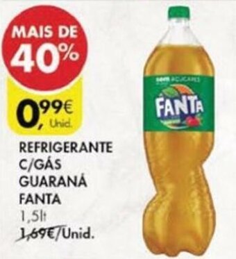 Refrigerante c/Gás Guaraná Fanta 1,5lt