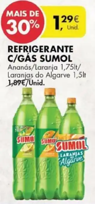 Refrigerante c/Gás Sumol 1,75lt/1,5lt