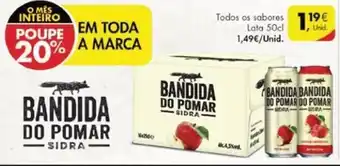 Pingo Doce Bandida do Pomar Sidra 50cl promoção