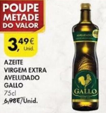 Pingo Doce Azeite Virgem Extra Aveludado Gallo 75cl promoção