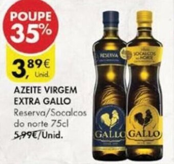 Pingo Doce Azeite Virgem Extra Gallo 75cl promoção