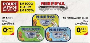 Pingo Doce Minerva Atum Posta em Azeite 120g promoção
