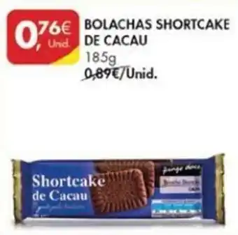 Bolachas Shortcake de Cacau 185g