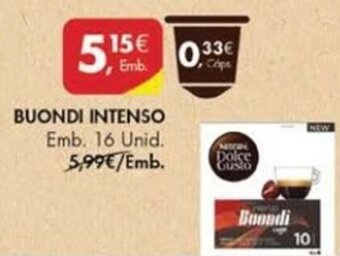 Pingo Doce Nescafé Dolce Gusto Buondi Intenso 16 unid promoção