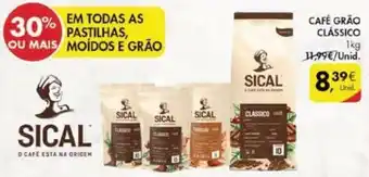 Pingo Doce Sical Café Grão Clássico 1kg promoção