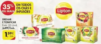 Pingo Doce Lipton Drenar e Tonificar 20 unid promoção