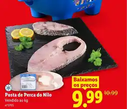 Lidl Posta de Perca do Nilo promoção