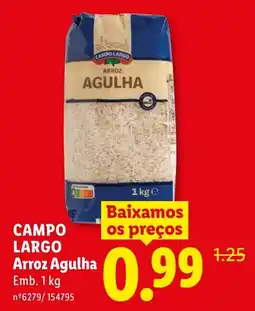 Lidl CAMPO LARGO Arroz Agulha promoção