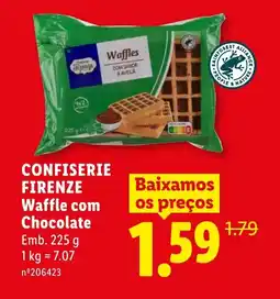 Lidl CONFISERIE FIRENZE Waffle com Chocolate promoção