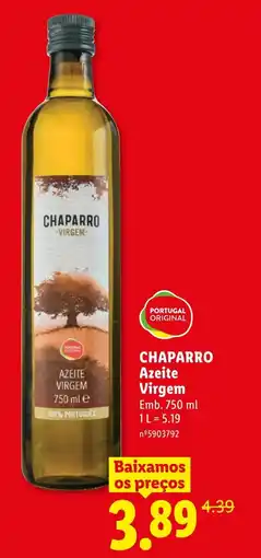 Lidl CHAPARRO Azeite Virgem promoção
