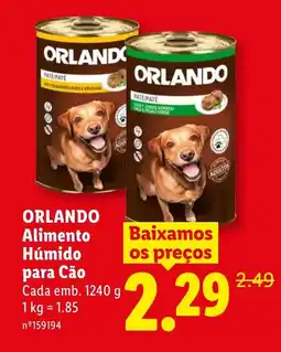 Lidl ORLANDO Alimento Húmido para Cão promoção