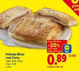 Lidl Folhado Misto com Carne Cada promoção