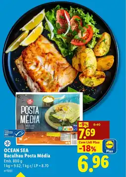 Lidl OCEAN SEA Bacalhau Posta Média promoção