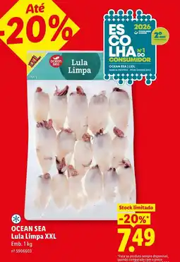 Lidl OCEAN SEA Lula Limpa XXL promoção