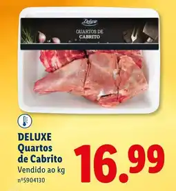 Lidl DELUXE Quartos de Cabrito promoção
