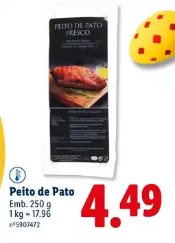 Lidl Peito de Pato promoção