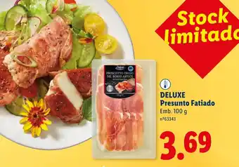 Lidl DELUXE Presunto Fatiado promoção