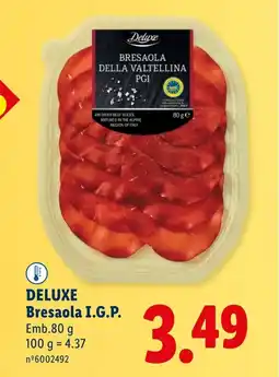 Lidl DELUXE Bresaola I.G.P. promoção