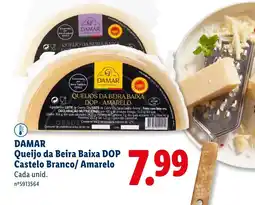 Lidl DAMAR Queijo da Beira Baixa DOP Castelo Branco/Amarelo promoção