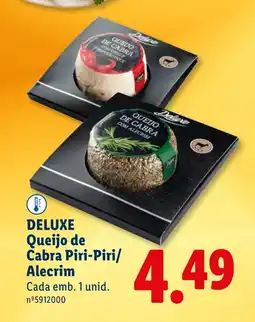 Lidl DELUXE Queijo de Cabra Piri-Piri/ Alecrim promoção