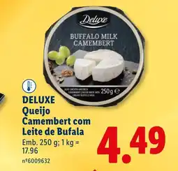 Lidl DELUXE Queijo Camembert com Leite de Bufala promoção
