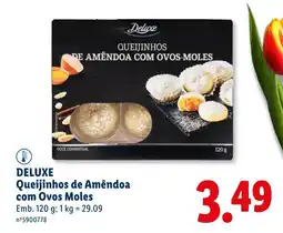 Lidl DELUXE Queijinhos de Amêndoa com Ovos Moles promoção