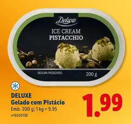 Lidl DELUXE Gelado com Pistácio promoção