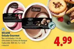 Lidl DELUXE Gelado Gourmet promoção