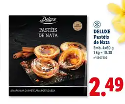 Lidl DELUXE Pastéis de Nata promoção