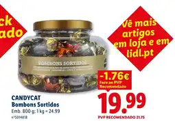Lidl CANDYCAT Bombons Sortidos promoção
