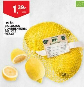 Continente Limão promoção