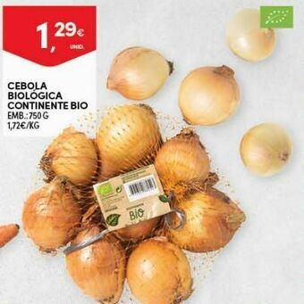 Continente Cebola promoção