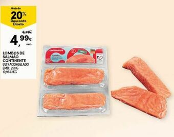 Continente Salmão continente promoção