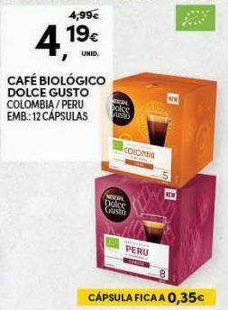 Continente Café dolce gusto promoção